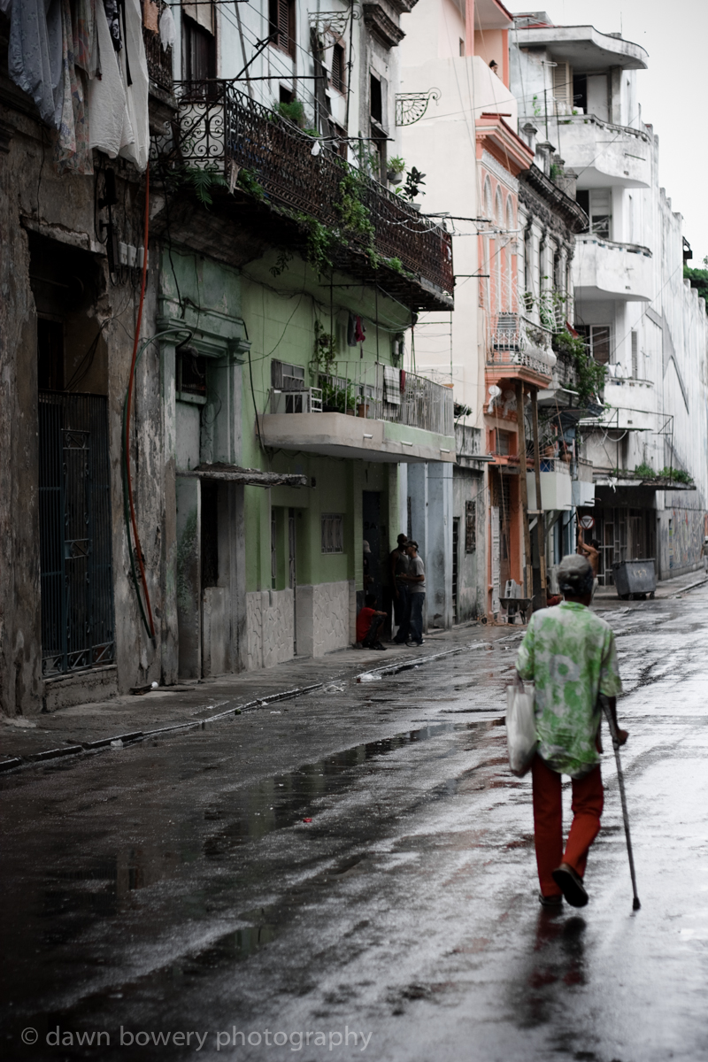 Cuba street photography after the rain
