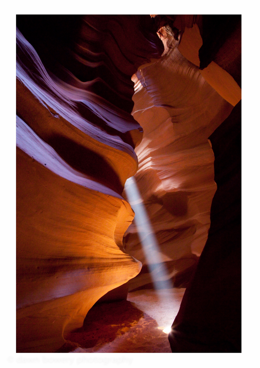 antelope slot canyon photography light beam